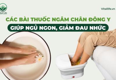 Các bài thuốc ngâm chân Đông y giúp Ngủ ngon, giảm đau nhức