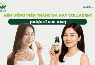 Nên Uống Viên Trắng Da Hay Collagen? [DƯỢC SĨ GIẢI ĐÁP] 