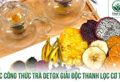 Các Công Thức Trà Detox Giải Độc Thanh Lọc Cơ Thể