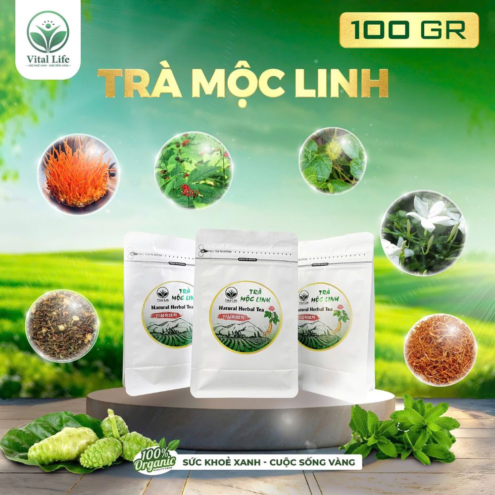 Trà Mộc Linh Vital Life: Sự Kết Hợp Hoàn Hảo Cho Sức Khỏe Toàn Diện