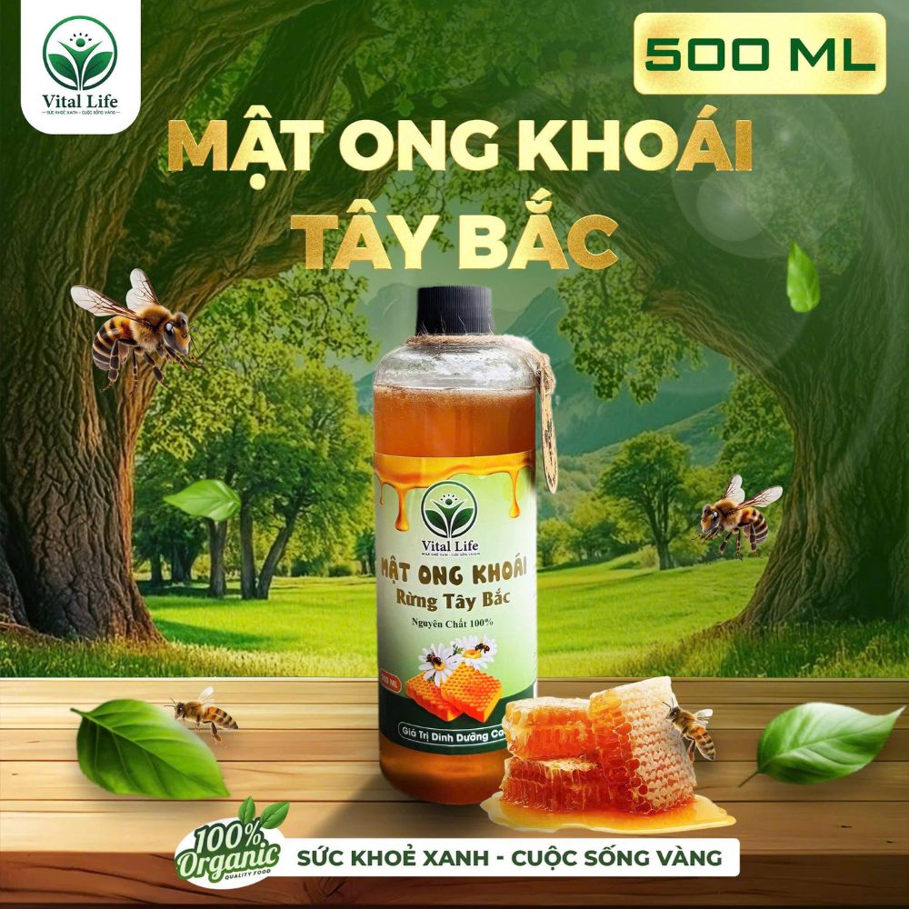 Mật ong khoái rừng Tây Bắc nổi bật với nhiều công dụng