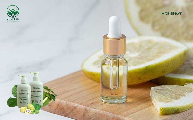 Tinh dầu vỏ bưởi giảm rụng tóc hiệu quả
