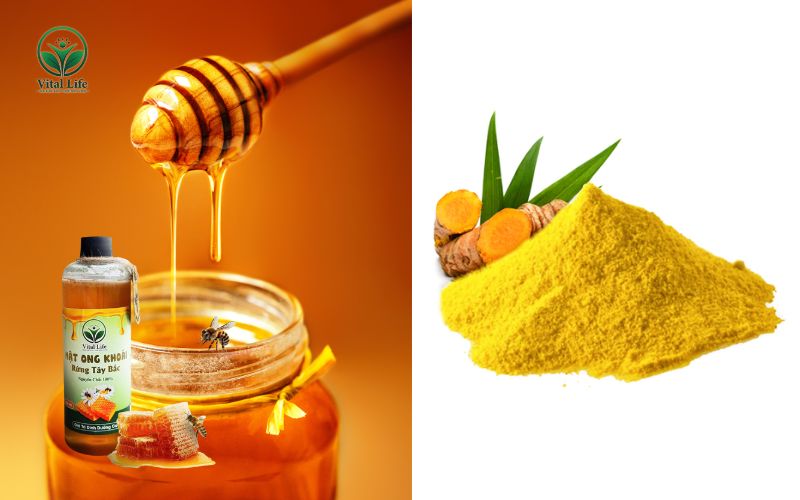 Mật ong và Tinh bột nghệ mang đến hiệu quả giảm cân an toàn