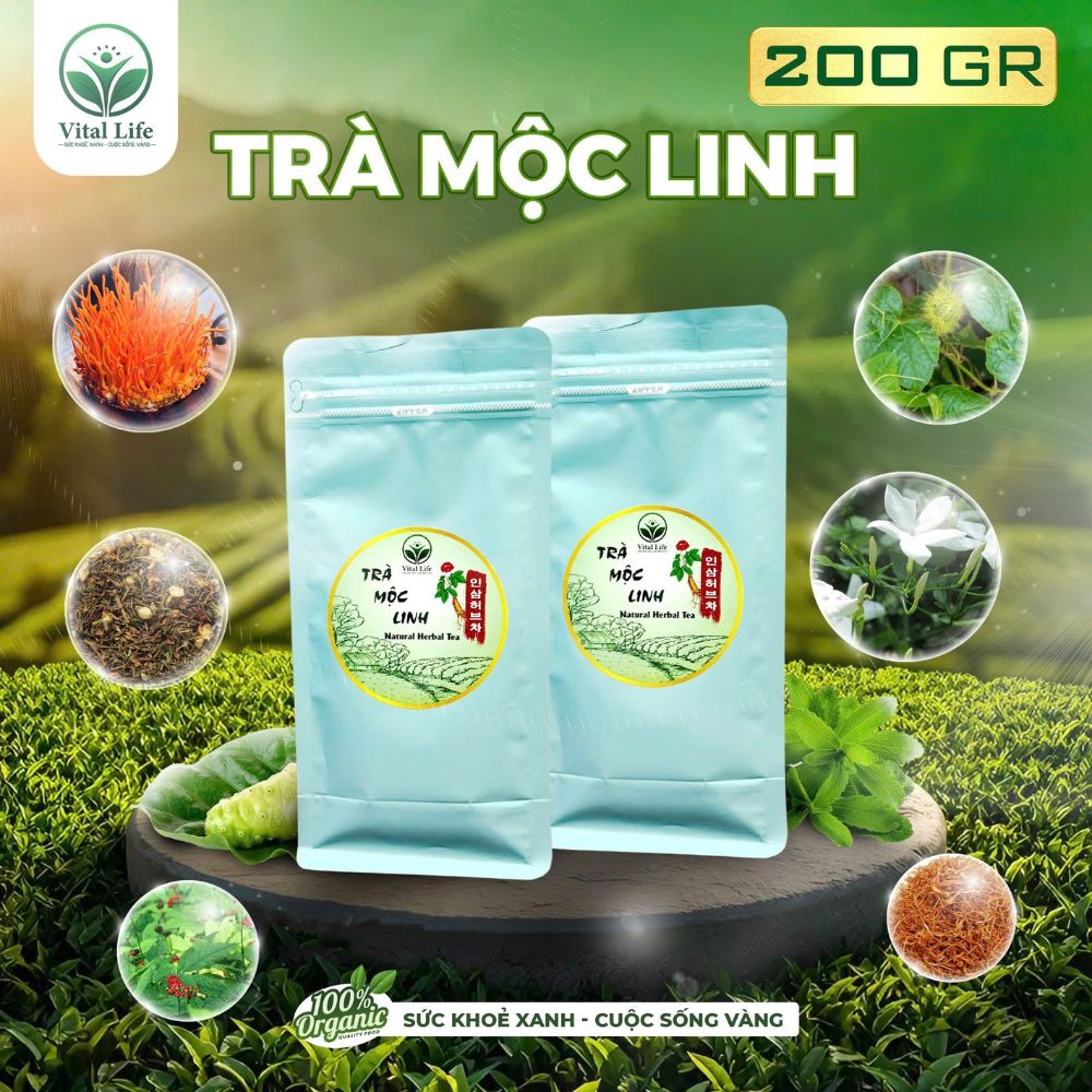 Trà Mộc Linh gói 200g