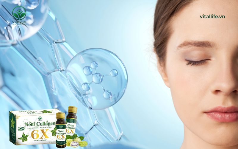 Collagen giúp duy trì độ đàn hồi và chống lão hóa da