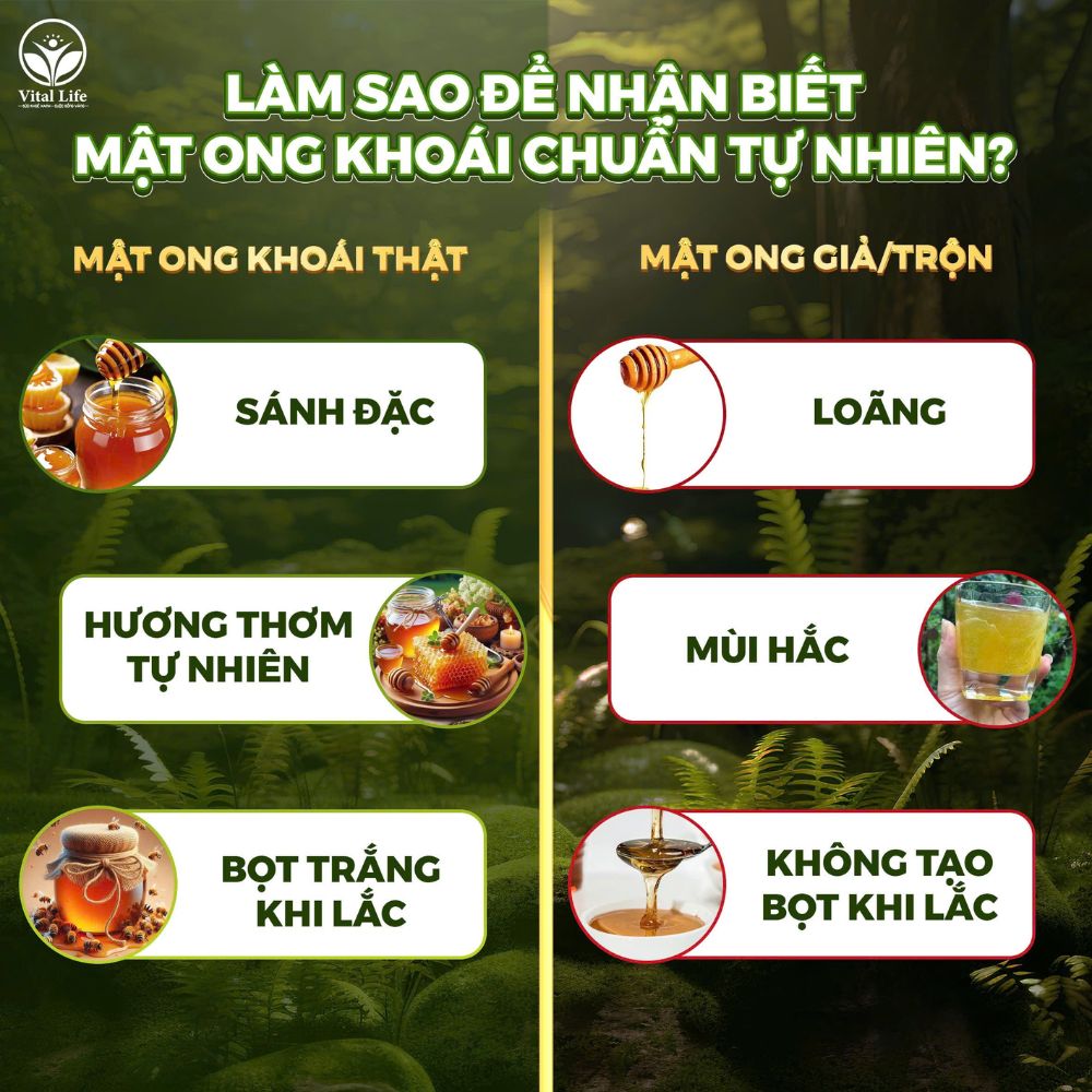 Dấu Hiệu Nhận Biết Mật Ong Khoái Thật Qua Quan Sát Trực Tiếp