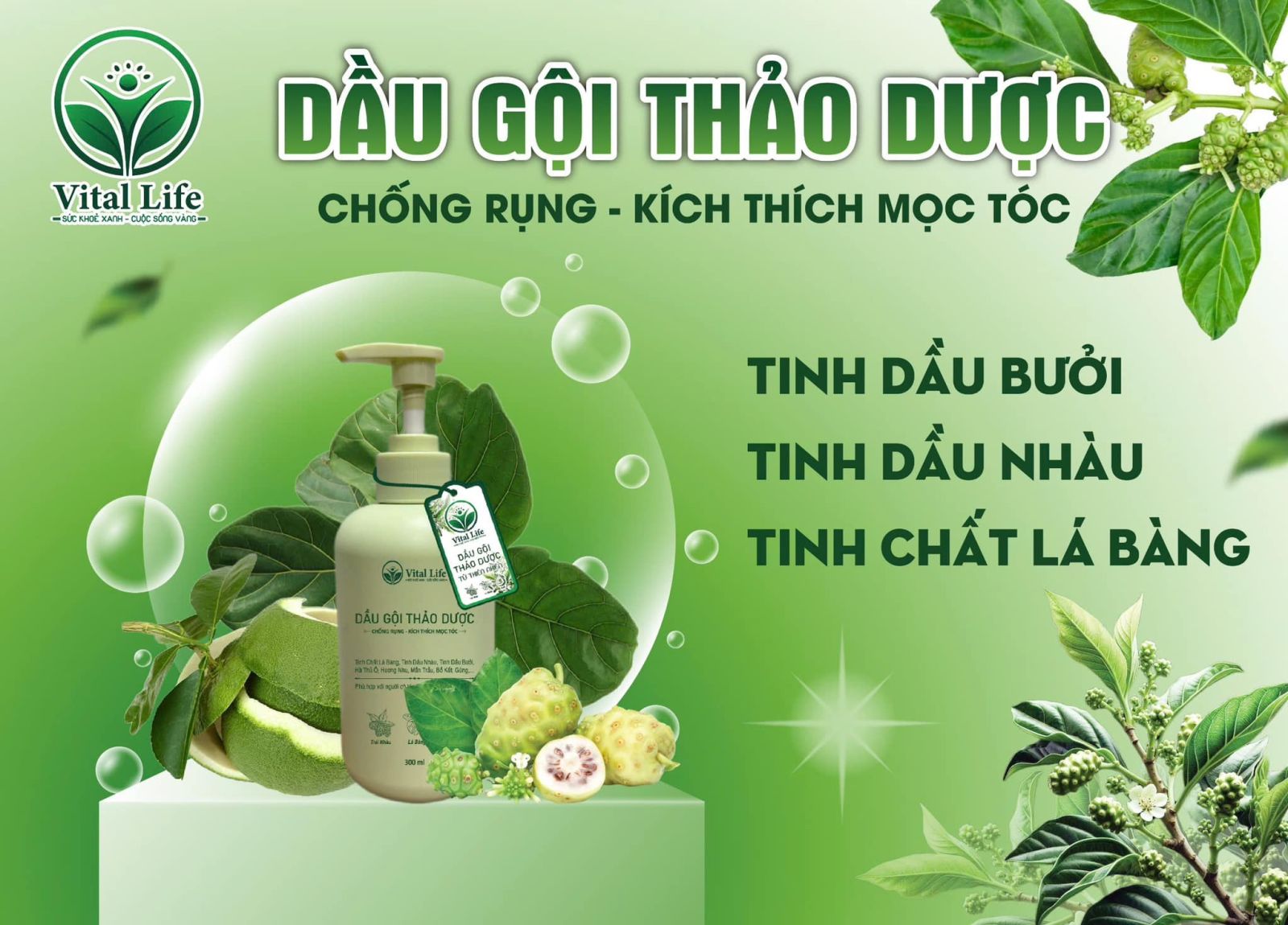 Dầu gội thảo dược Vital Life